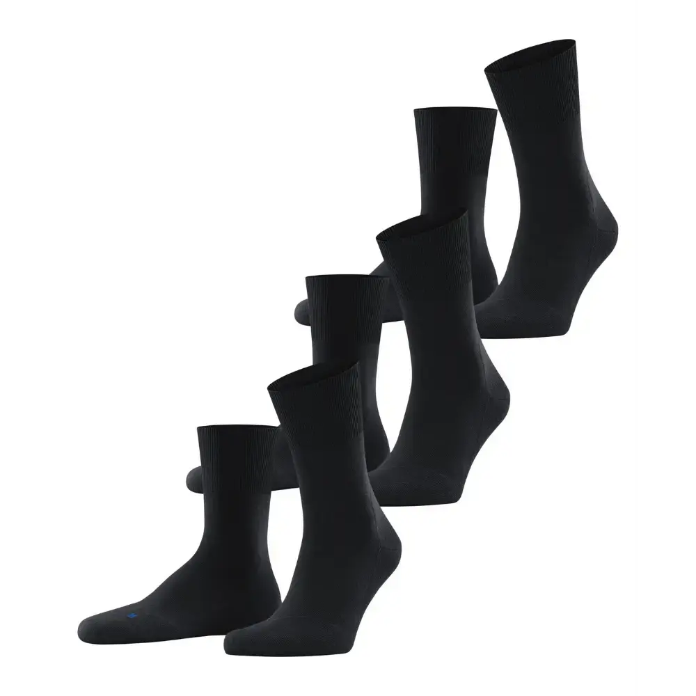 FALKE Run Hardloopsokken Zwart 3-pack