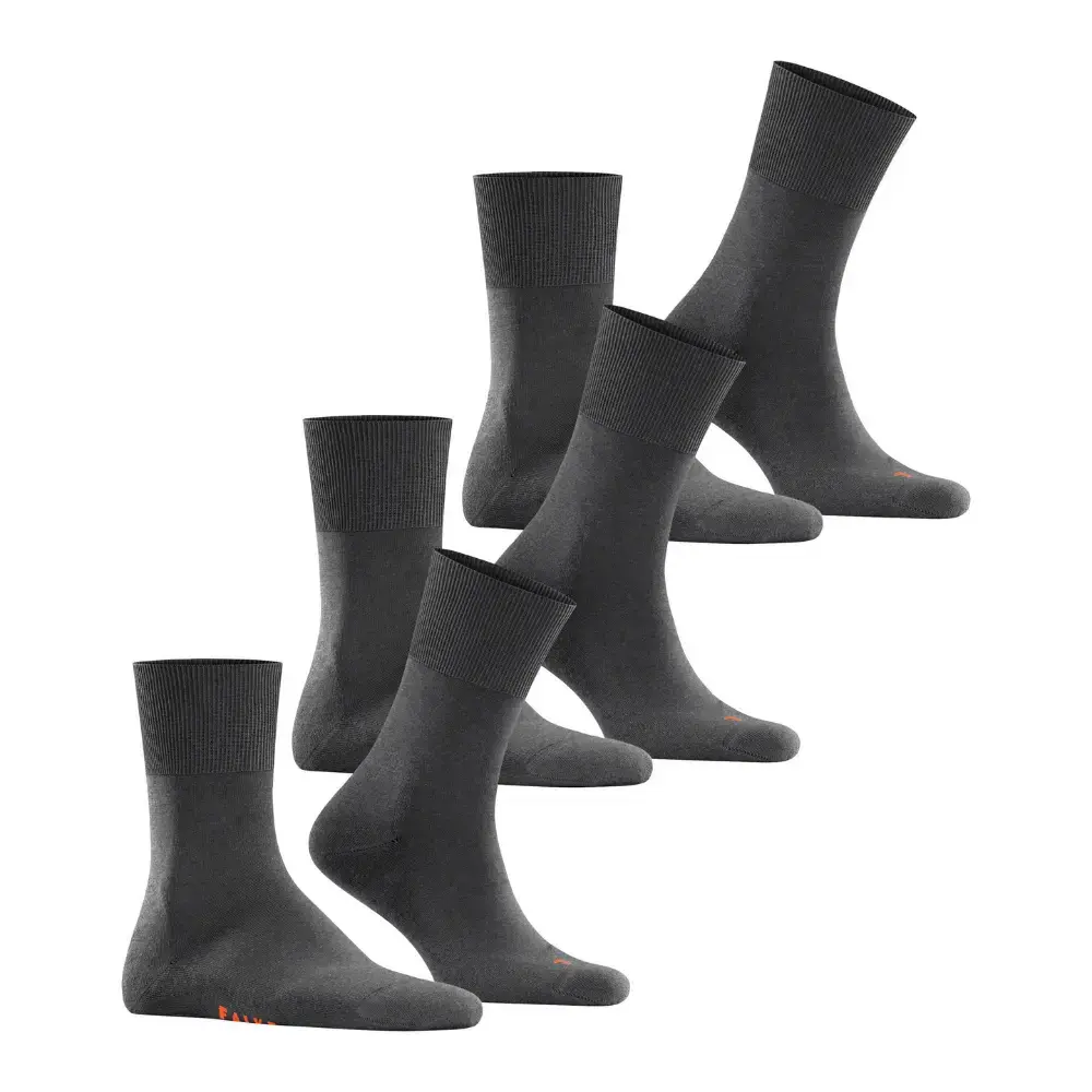 FALKE Run Hardloopsokken Donkergrijs 3-pack