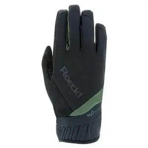 Roeckl Ranten Waterproof Fietshandschoenen Zwart/Groen