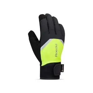 Roeckl Rienz GTX Winter Fietshandschoenen Zwart/Fluo Geel