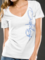 Oakley V Neck Tee White Women