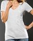Oakley V Neck Tee Light Heather Gray Women