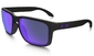 Oakley Holbrook Sport Zonnebril Iridium Lens Mat Zwart/Paars
