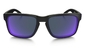 Oakley Holbrook Sport Zonnebril Iridium Lens Mat Zwart/Paars