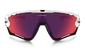 Oakley Jawbreaker Fietsbril Prizm Road Lens Wit