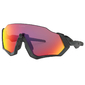 Oakley Flight Jacket Sport Zonnebril PRIZM Road Lens Mat Zwart