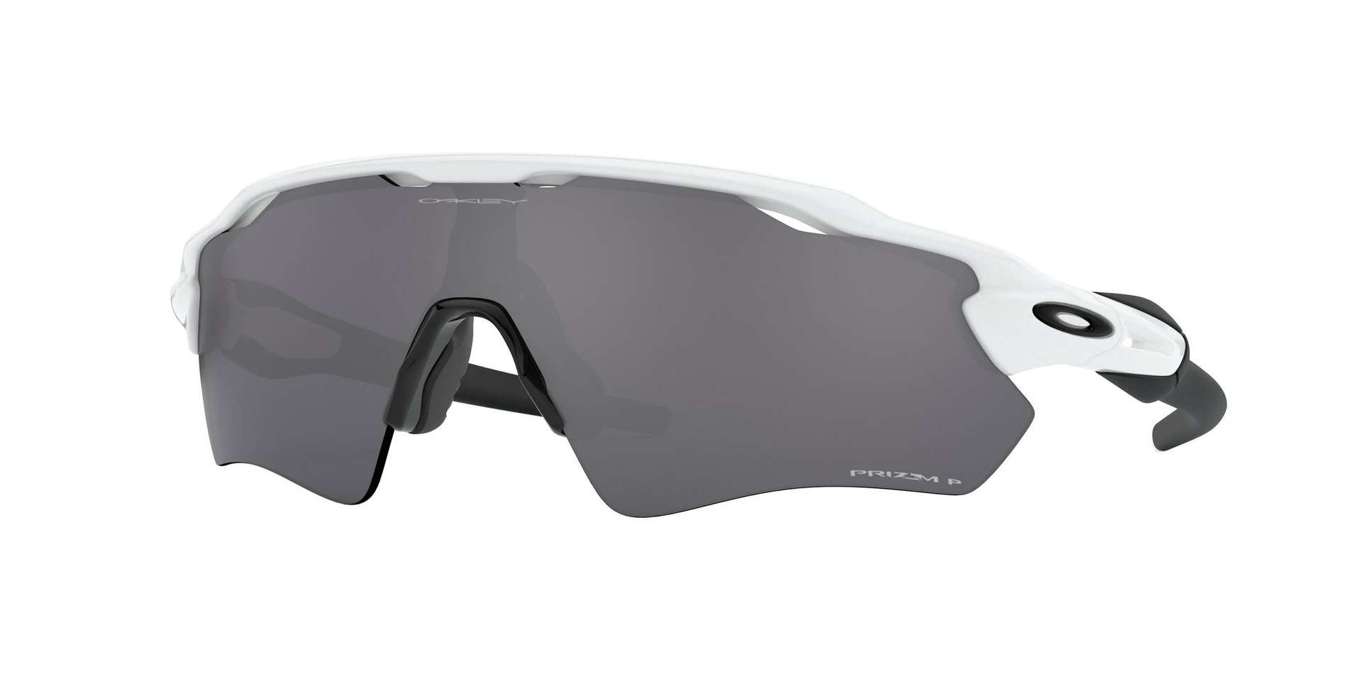 OAKLEY Radar EV Path Sport Zonnebril Wit met PRIZM Black Polarized Lens