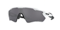 OAKLEY Radar EV Path Sport Zonnebril Wit met PRIZM Black Polarized Lens — afbeelding 1