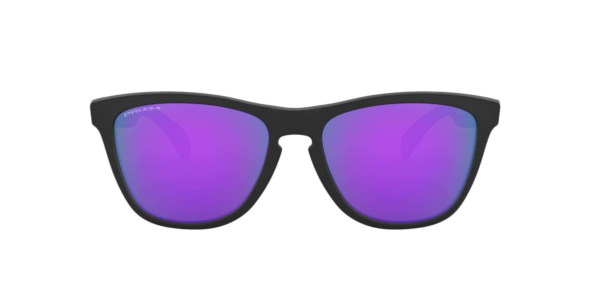 OAKLEY Frogskins Sport Zonnebril Mat Zwart met Prizm Violet Lens