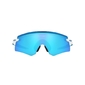 Oakley Encoder Sport Zonnebril Wit Met Prizm Sapphire Lens