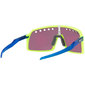 Oakley Sutro Eyeshade Sport Zonnebril Geel/Blauw met Prizm Road Jade Lens
