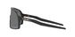 Oakley Sutro S Fietsbril Hi Res Mat Carbon met Prizm Black Lens