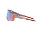 Oakley Jawbreaker Fietsbril Prizm Snow Sapphire Lens Zilver/Oranje
