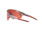Oakley Jawbreaker Fietsbril Prizm Snow Sapphire Lens Zilver/Oranje