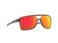Oakley Castel Sport Zonnebril Prizm Ruby Lens Mat Grijs