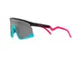 Oakley Bxtr Sport Zonnebril Prizm Black Lens Mat Zwart/Blauw/Roze