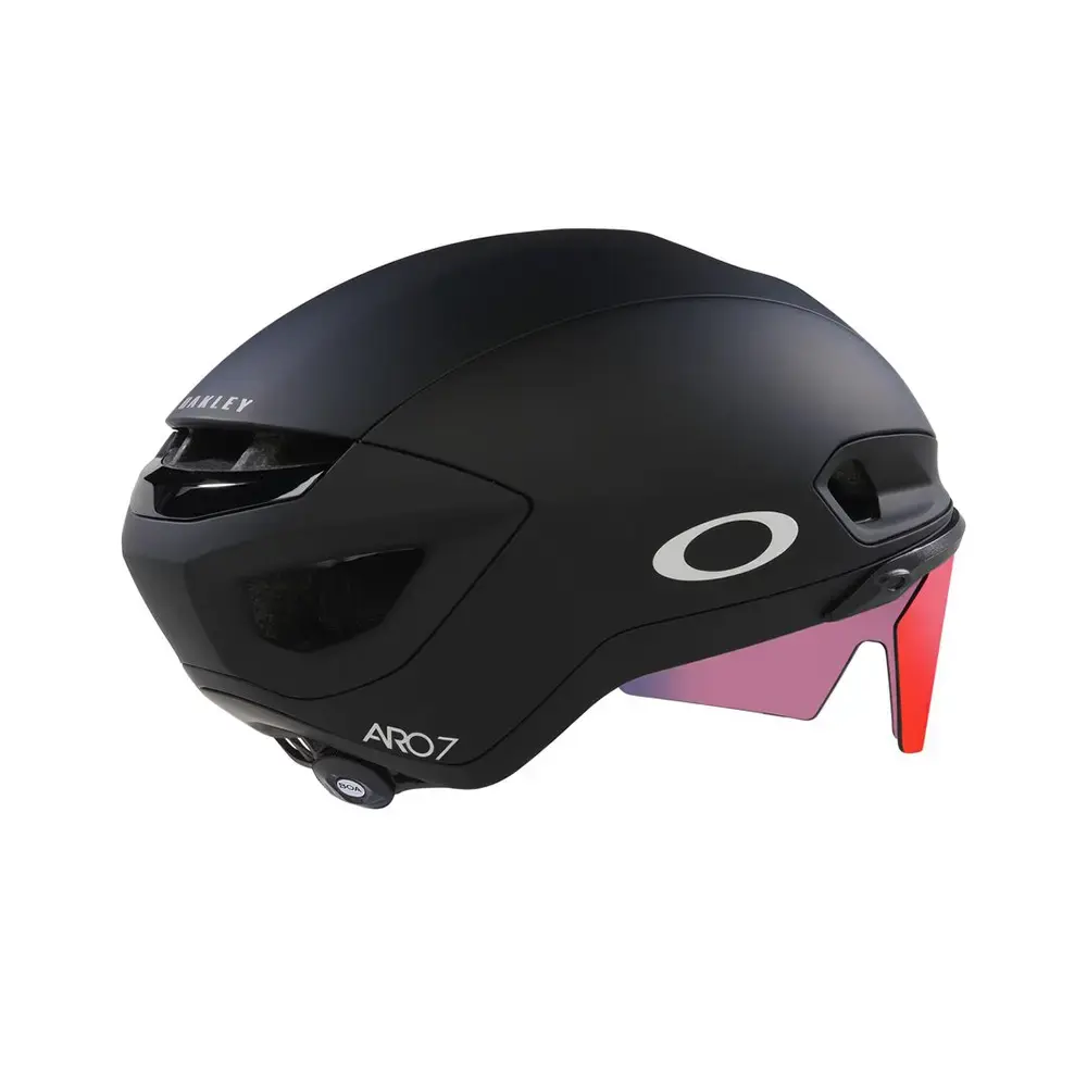 Oakley ARO7 MIPS Race Fietshelm Mat Zwart/Rood
