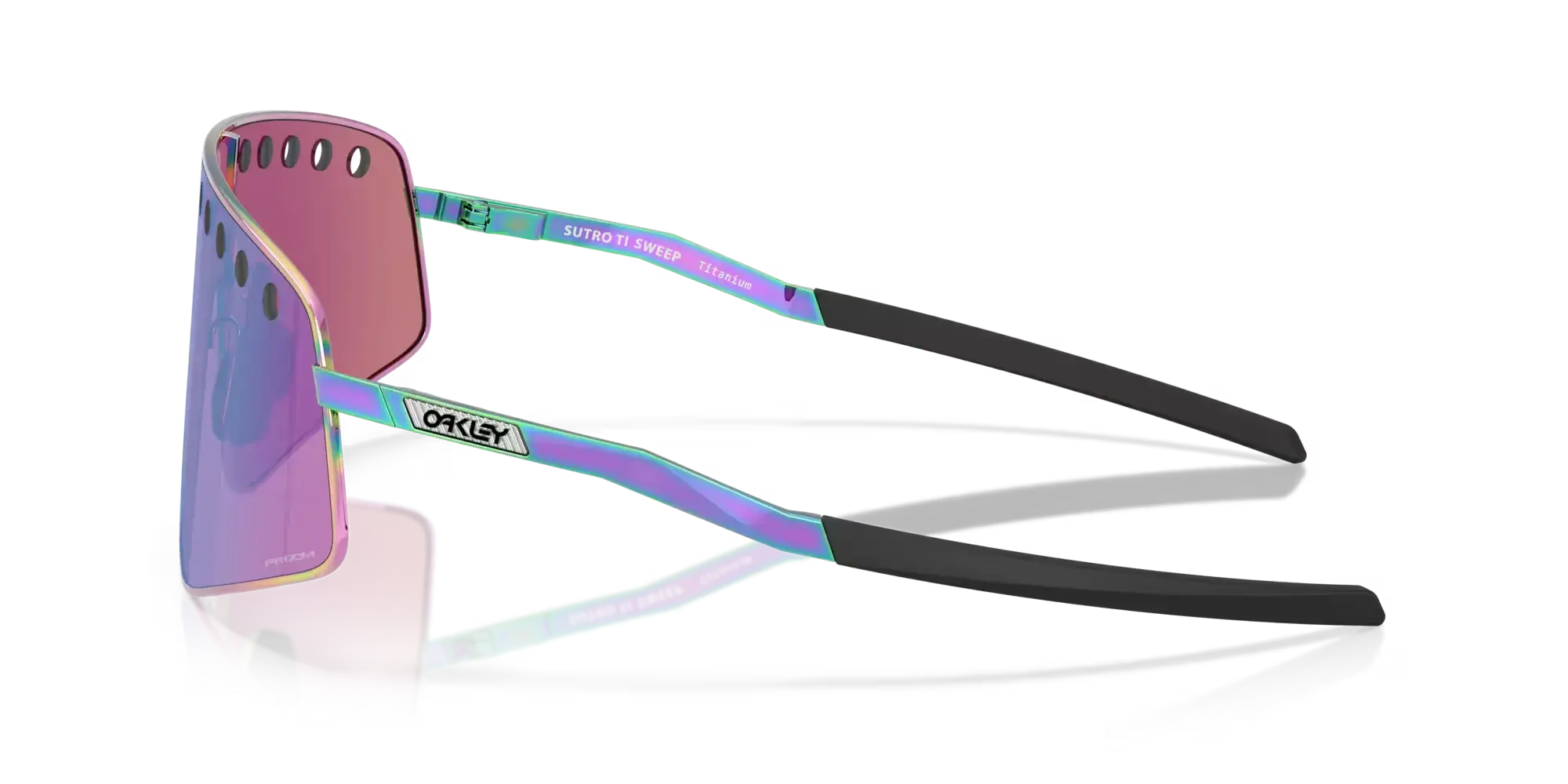 Oakley Sutro Ti Sweep Sport Zonnebril Prizm Road Jade Lens Oil Slick
