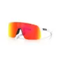 Oakley Sutro Lite S Sport Zonnebril Prizm Ruby Lens Mat Wit