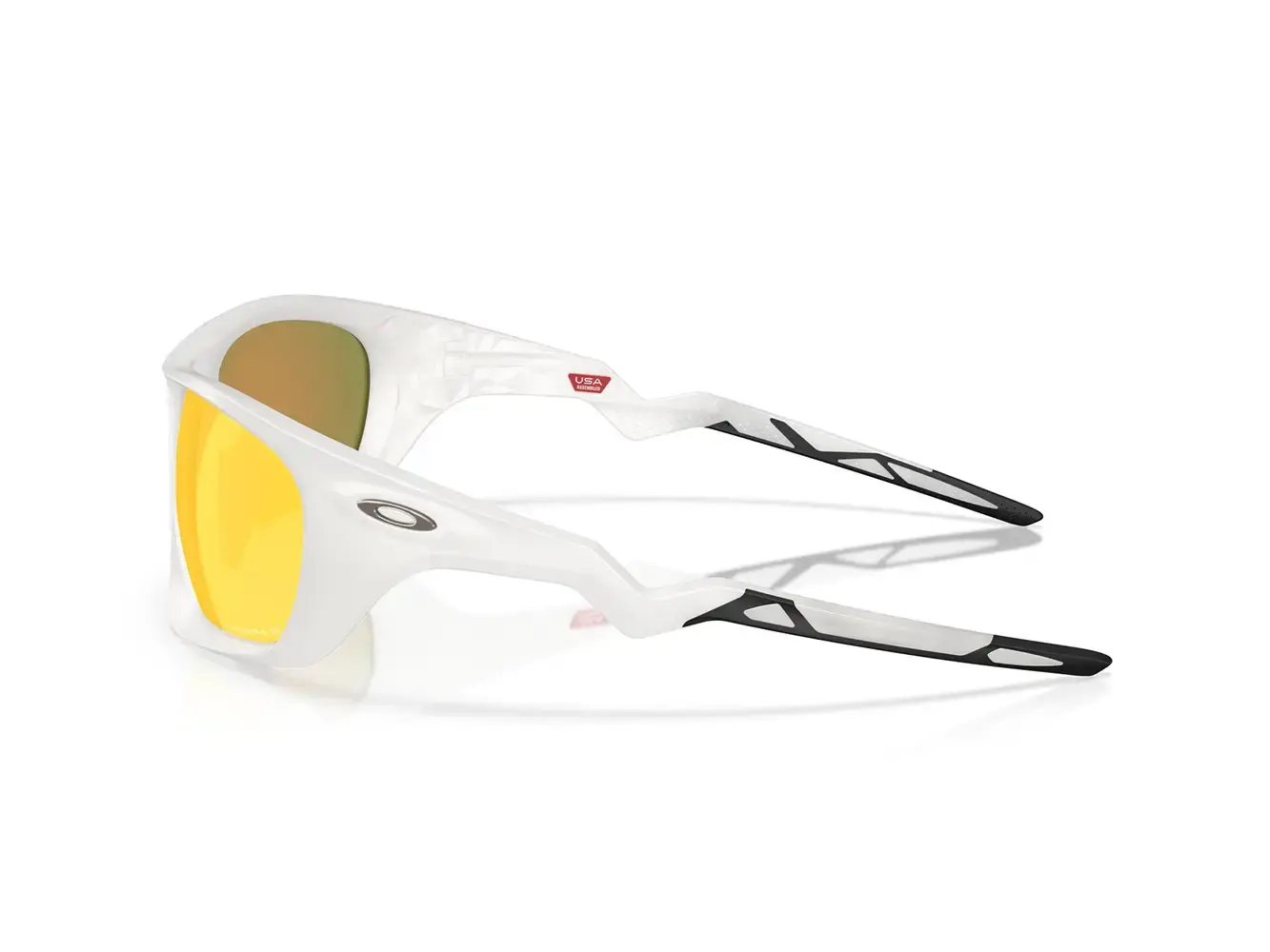 Oakley Lateralis Sport Zonnebril Prizm Ruby Polarized Lens Mat Wit