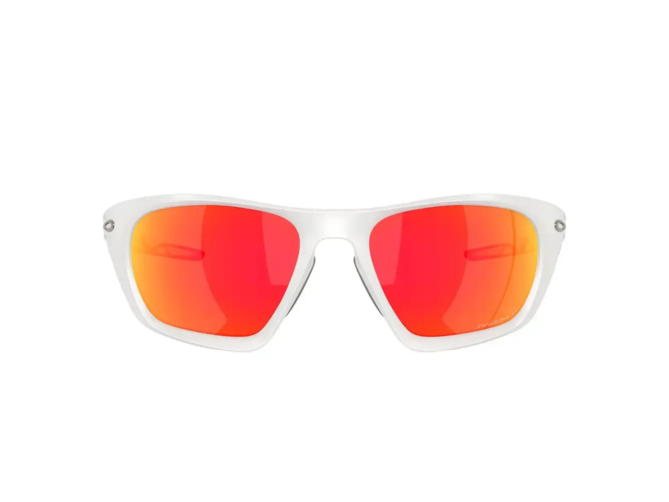 Oakley Lateralis Sport Zonnebril Prizm Ruby Polarized Lens Mat Wit