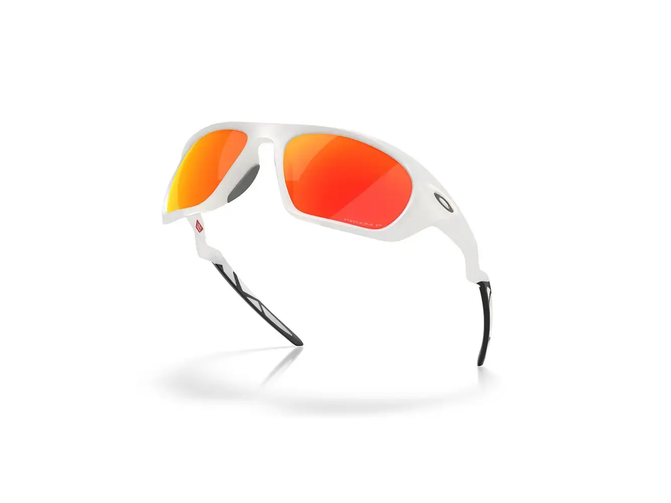 Oakley Lateralis Sport Zonnebril Prizm Ruby Polarized Lens Mat Wit