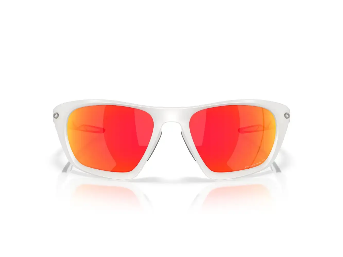 Oakley Lateralis Sport Zonnebril Prizm Ruby Polarized Lens Mat Wit