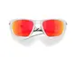 Oakley Lateralis Sport Zonnebril Prizm Ruby Polarized Lens Mat Wit