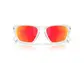 Oakley Lateralis Sport Zonnebril Prizm Ruby Polarized Lens Mat Wit