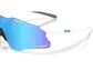 Oakley Cybr Zero Sport Zonnebril Prizm Sapphire Lens Polished Wit
