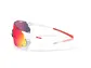 Oakley Cybr Dyno Sport Zonnebril Prizm Road Lens Polished Wit