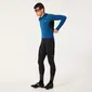 Oakley Endurance Pro Thermal Fietsshirt Lange Mouwen Blauw/Zwart Heren