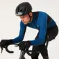 Oakley Endurance Pro Thermal Fietsshirt Lange Mouwen Blauw/Zwart Heren