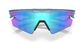 Oakley Sphaera Slash Sport Zonnebril Mat Transparant met Prizm Sapphire Lens