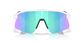 Oakley Stunt Devil S Sport Zonnebril Mat Wit met Prizm Sapphire Lens