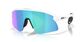Oakley Stunt Devil S Sport Zonnebril Mat Wit met Prizm Sapphire Lens