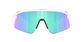 Oakley Stunt Devil Sport Zonnebril Mat Wit met Prizm Sapphire Lens