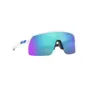 Oakley Sutro Lite Sport Zonnebril Mat Wit met Prizm Sapphire Lens