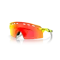 Oakley Encoder Strike Vented Fietsbril Geel/Celeste met Prizm Ruby Lens