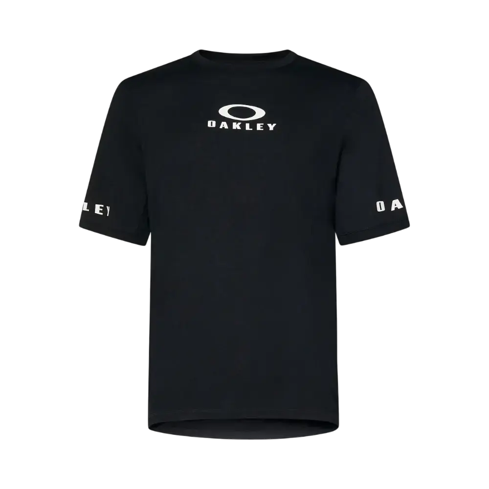 OAKLEY Seeker Flow MTB Fietsshirt Korte Mouwen Zwart