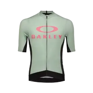 Oakley Icon Training Fietsshirt Korte Mouwen Lichtgroen/Zwart