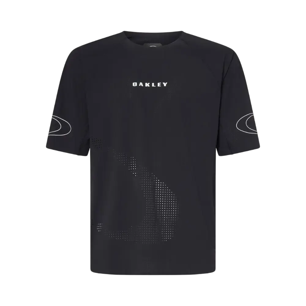 OAKLEY Seeker Whip MTB Fietsshirt Korte Mouwen Zwart