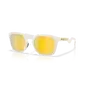 Oakley HSTN SQ Sport Zonnebril Offwhite met Prizm 24K Polarized Lens