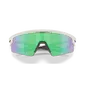 Oakley Sphaera Strike Sport Zonnebril Offwhite met Prizm Road Jade