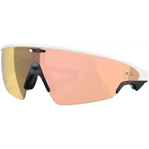 Oakley Meta Vanguard Sport Zonnebril Wit met Prizm Rose Gold Lens