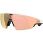 Oakley Meta Vanguard Sport Zonnebril Wit met Prizm Rose Gold Lens