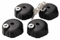 Thule Draaiknop met slot 527, 4-pack