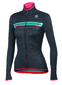 Sportful Allure Thermal Fietsshirt Lange Mouwen Grijs/Roze Dames