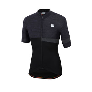 Sportful Giara Fietsshirt Korte Mouwen Zwart/Zwart Heren