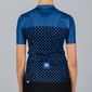 Sportful Checkmate Fietsshirt Korte Mouwen Blauw/Zwart Dames